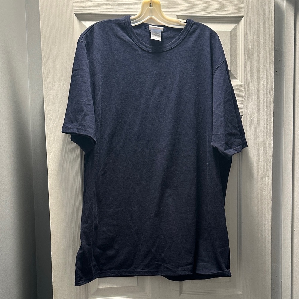 Champion Men's Dark Blue Short Sleeve Tee